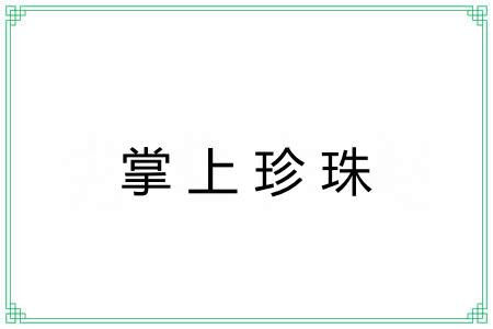 掌上珍珠
